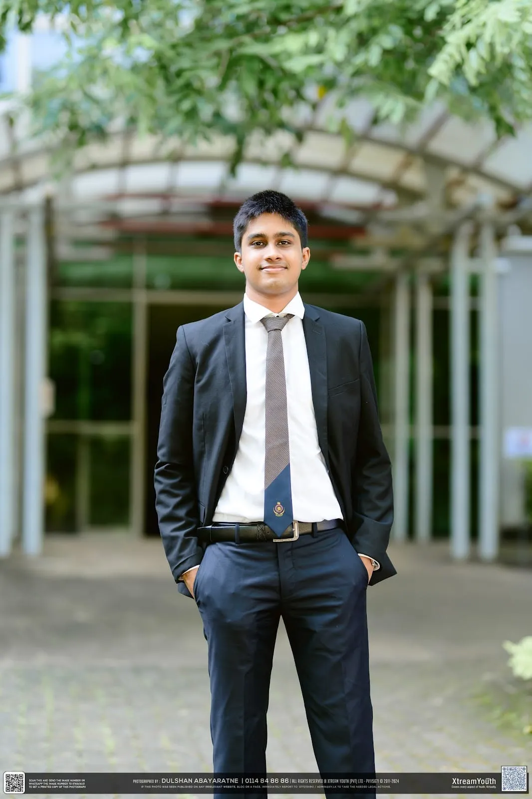 Portrait of Vidith Welihinda in a navy suit